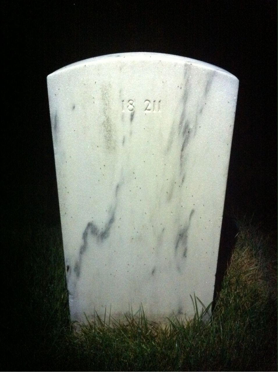 Back of headstone — Percy Cox