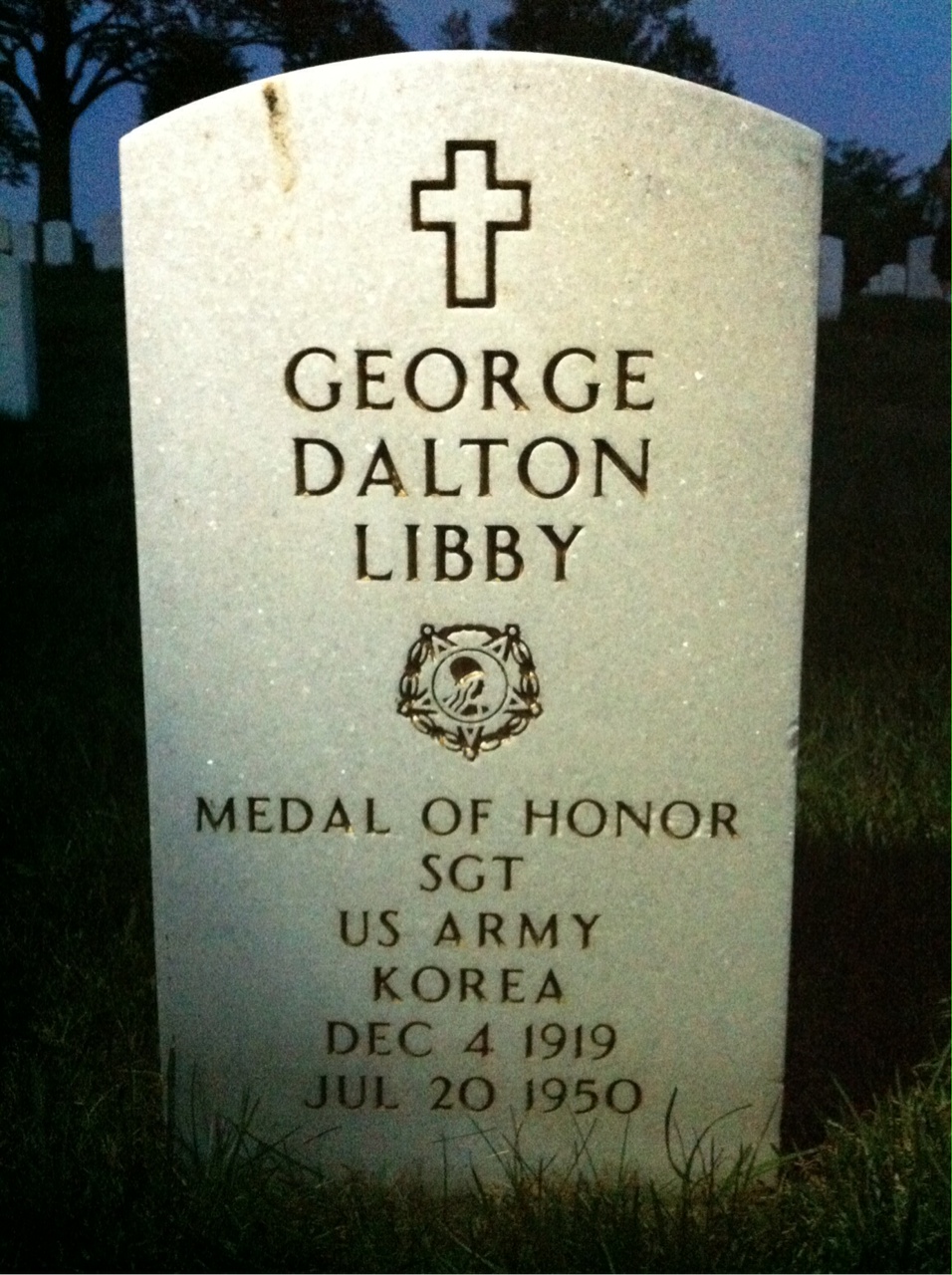 Headstone of George Libby