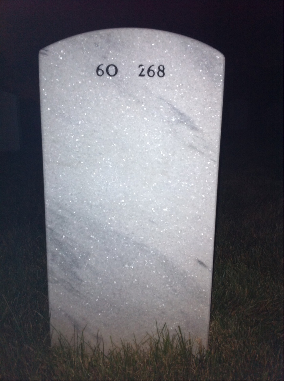 Back of headstone — Jackey Utterback