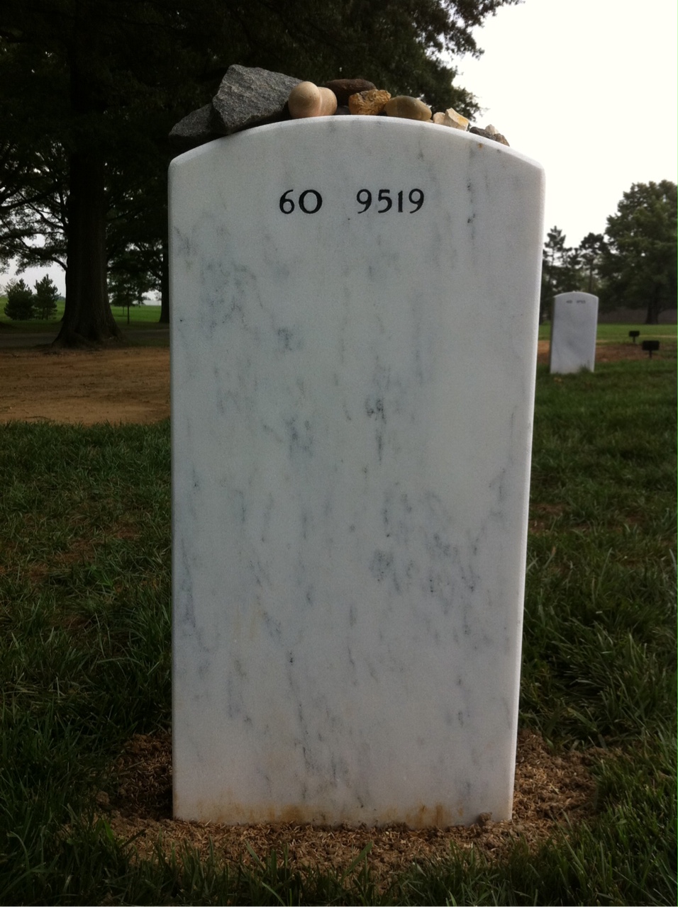 Back of headstone — Joseph William Schultz