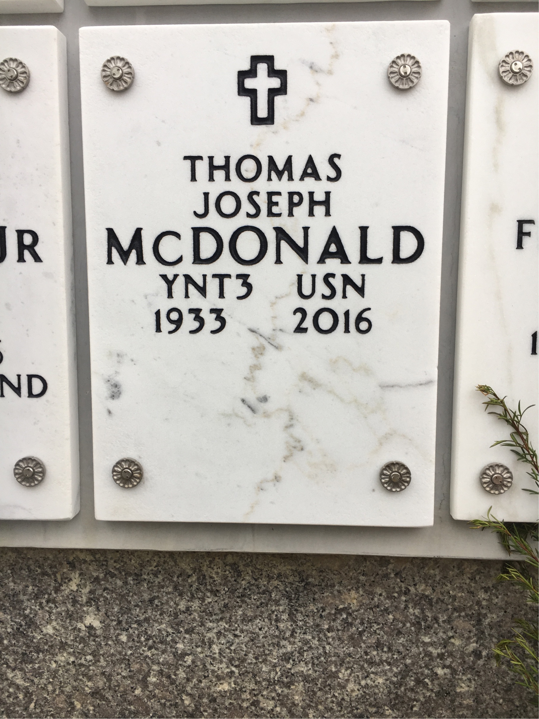 Thomas Joseph Mcdonald