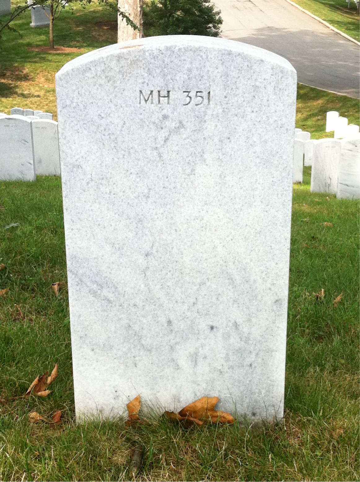 Back of headstone — William Crawford Walker