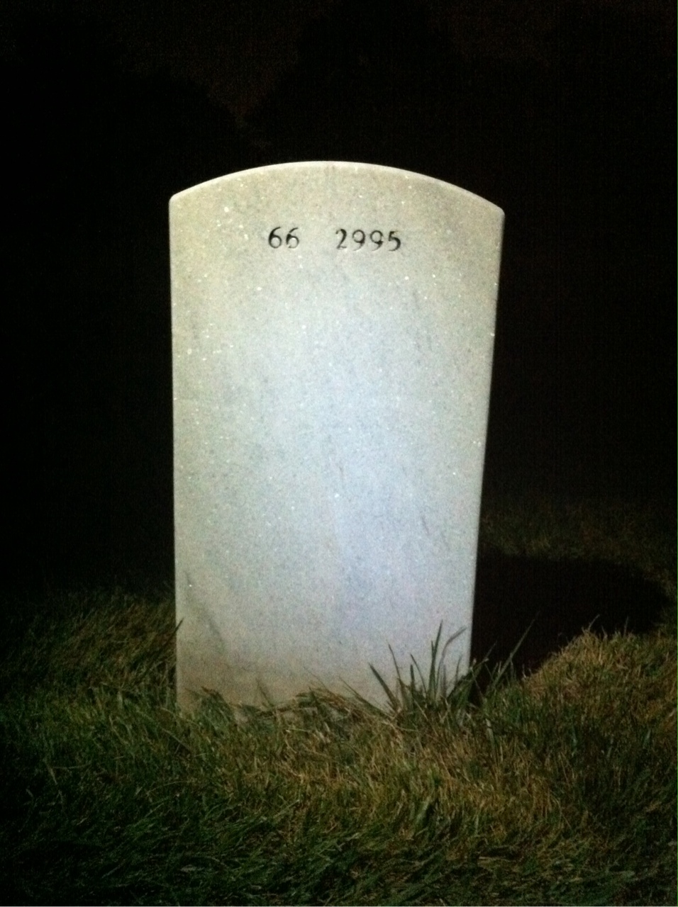 Back of headstone — James Paisley