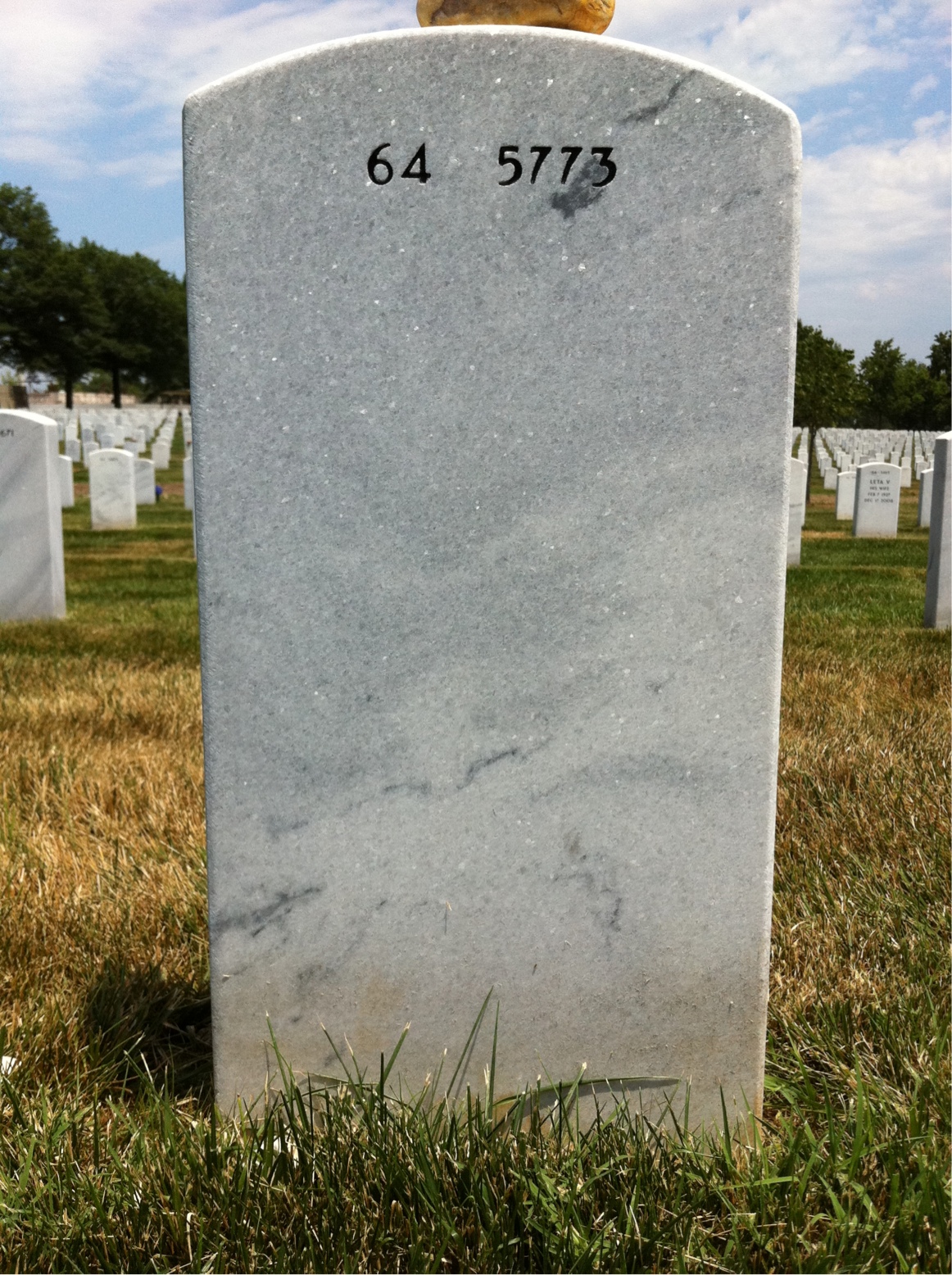 Back of headstone — Edward Danielewicz