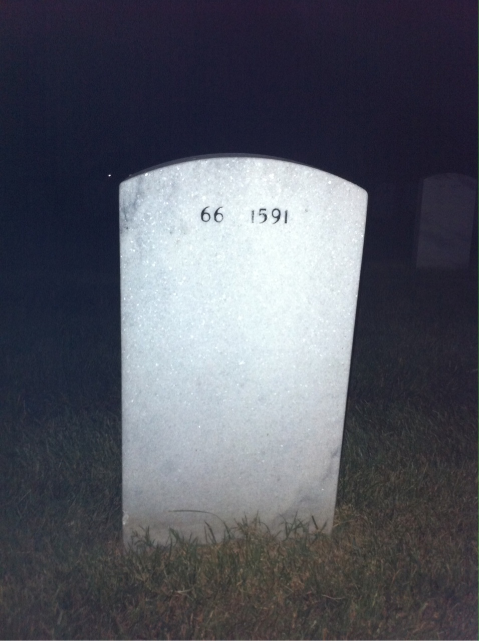 Back of headstone — Joe Jackson