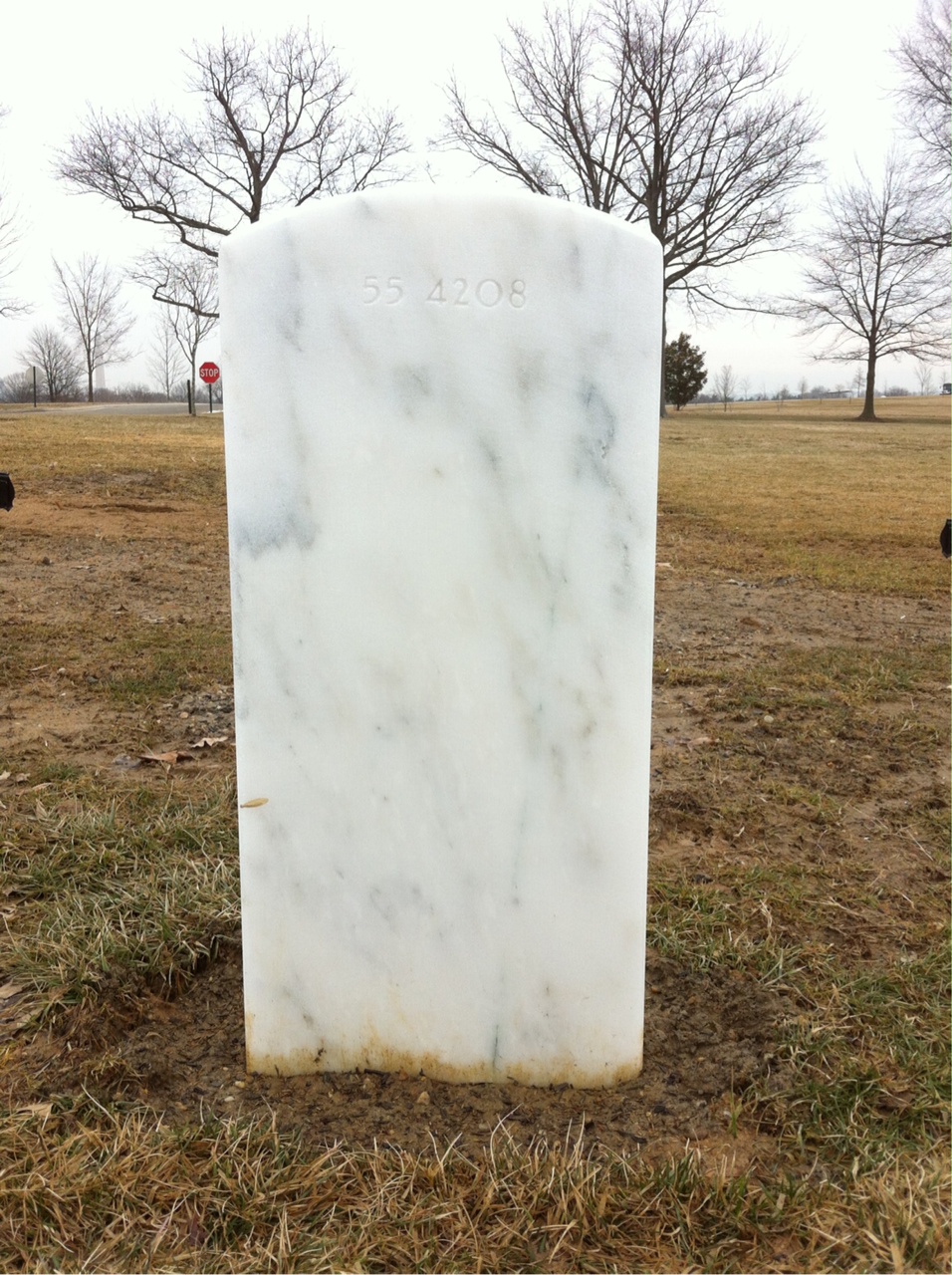Back of headstone — William Wallace Butler