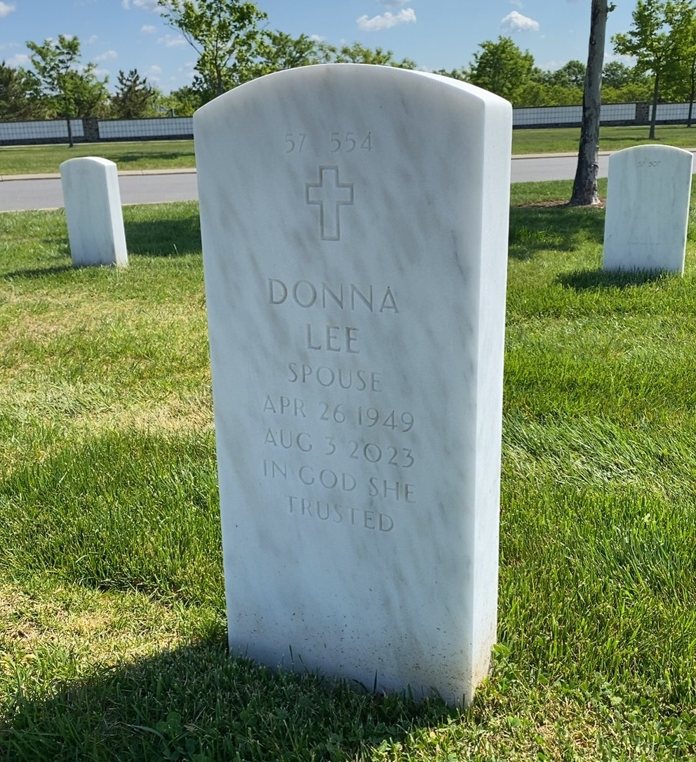 Back of headstone — Thomas Armani