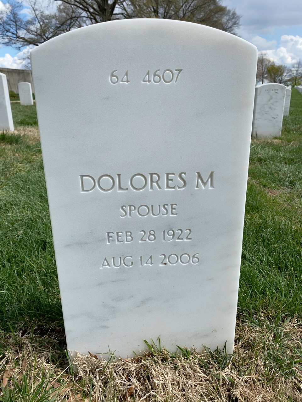 Back of headstone — John Healy