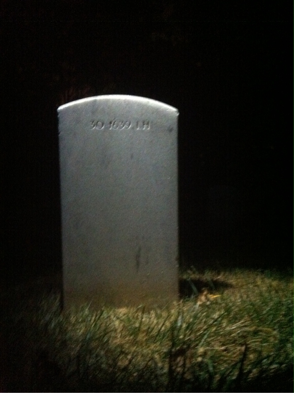 Back of headstone — Giulia Boisvert