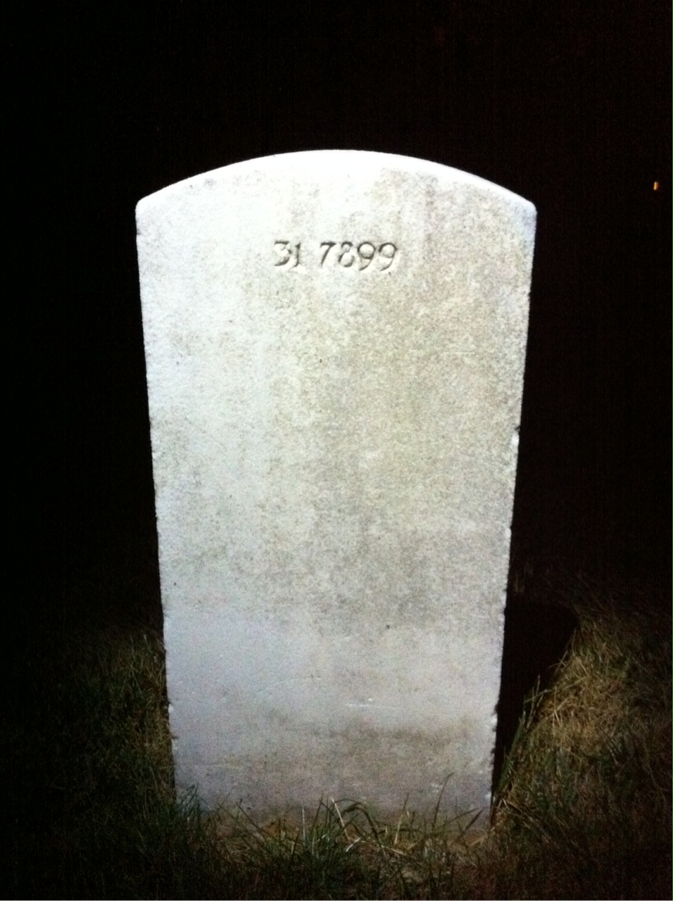 Back of headstone — George Bokman