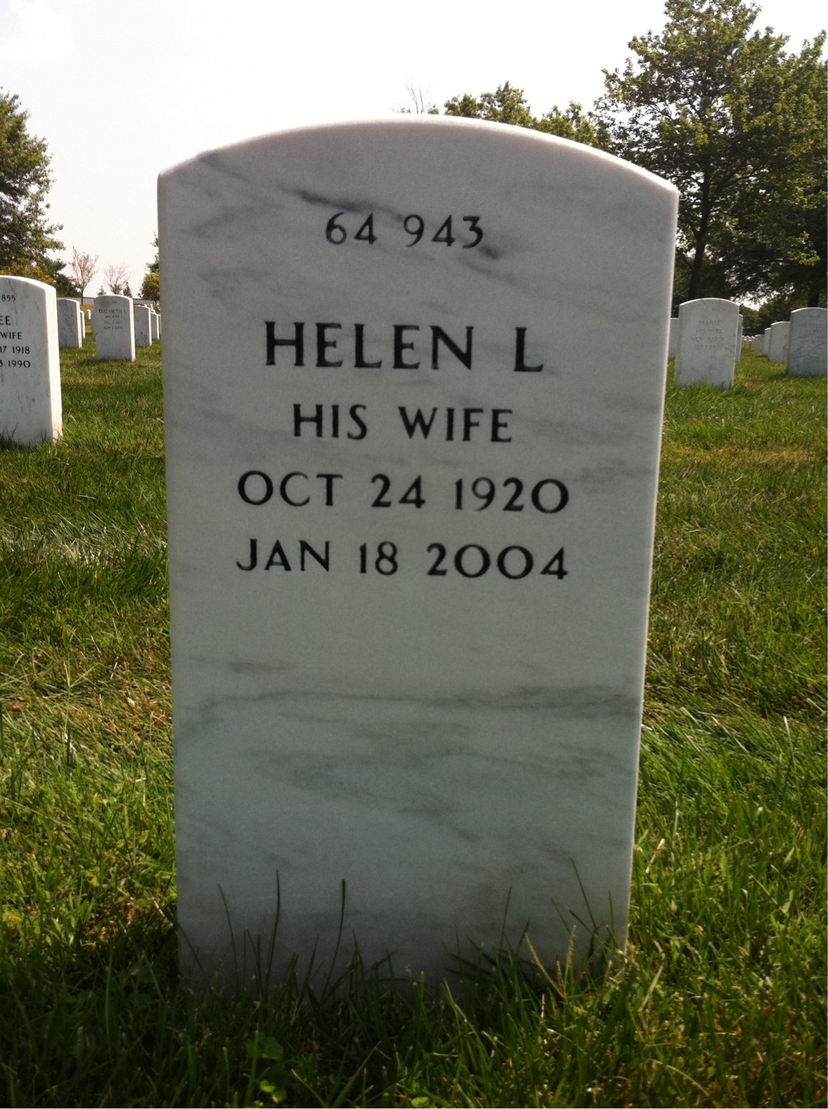 Back of headstone — Robert Cochran