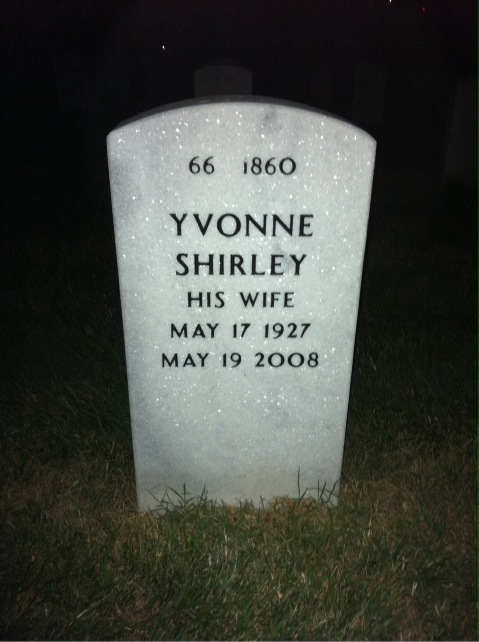 Back of headstone — Guy Roberts
