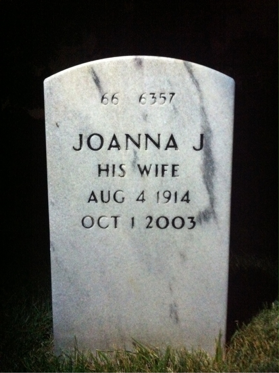 Back of headstone — Felix Salmaggi