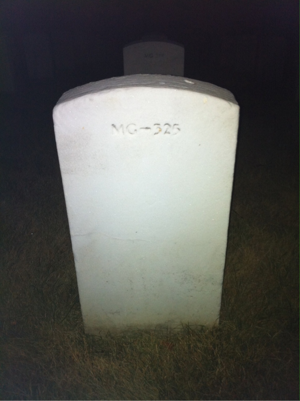 Back of headstone — Eugene Beresik