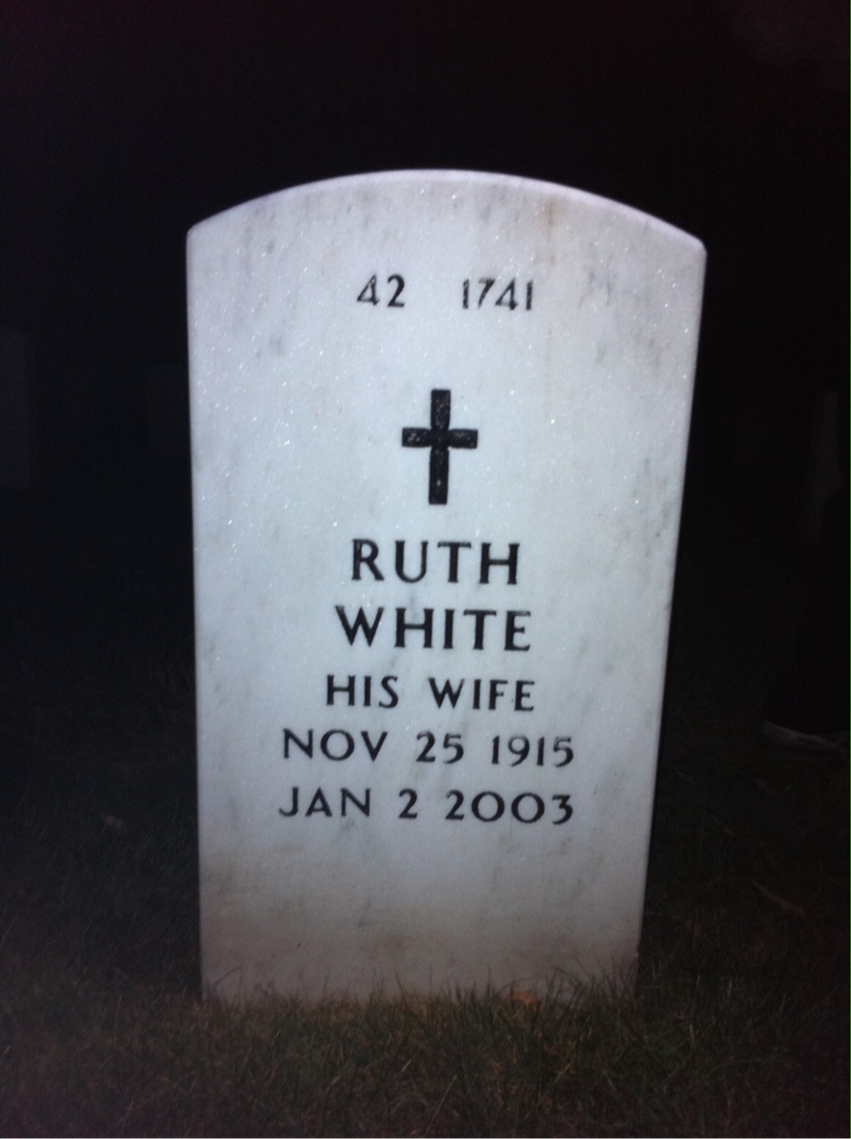 Back of headstone — Charles Morgan