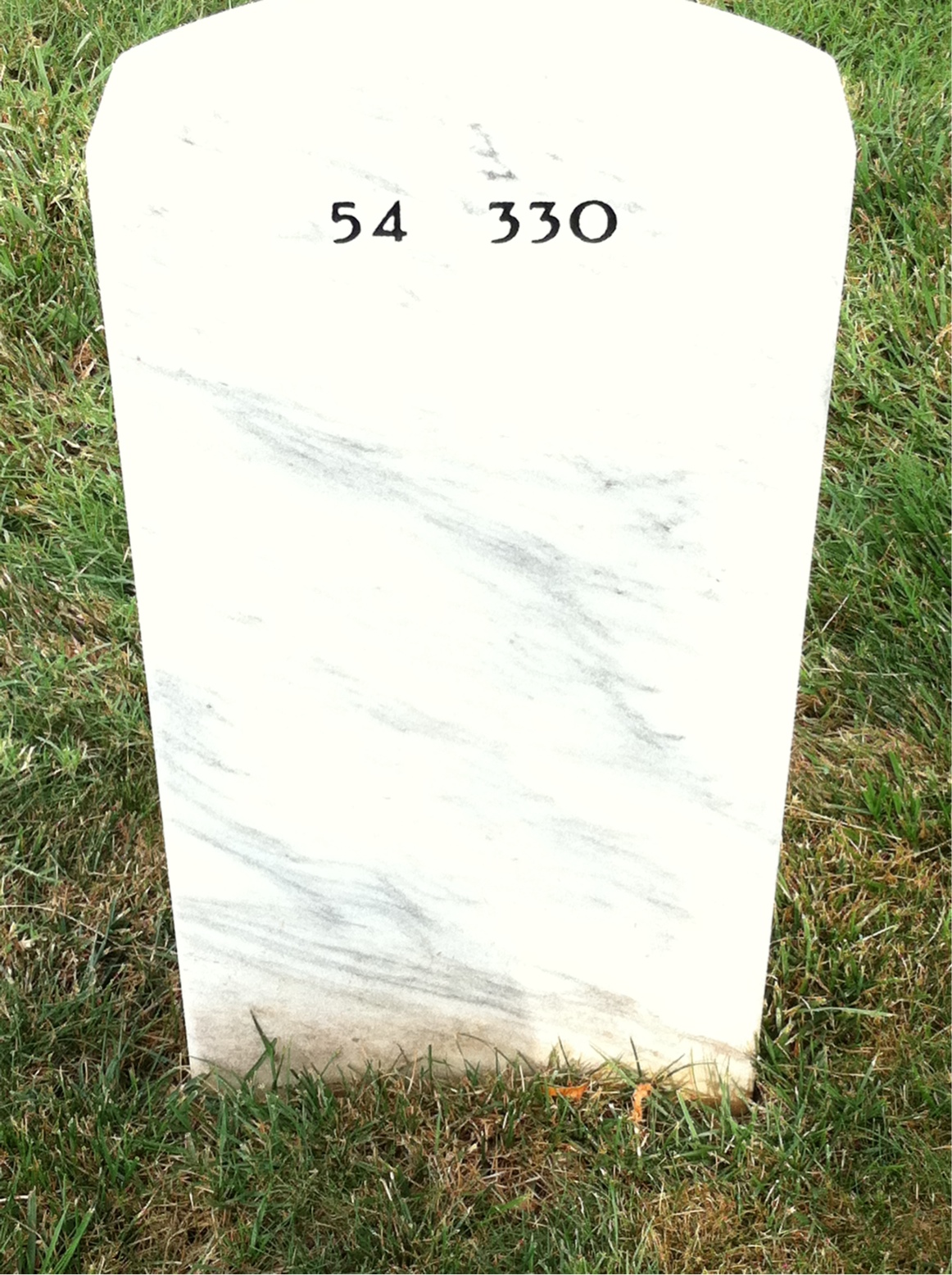 Back of headstone — Armenag Giragosian