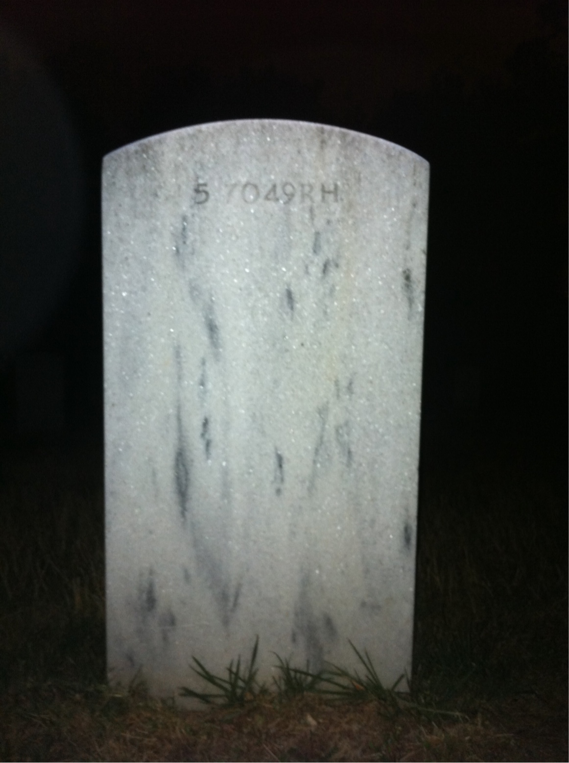 Back of headstone — Jerry Dale Wright