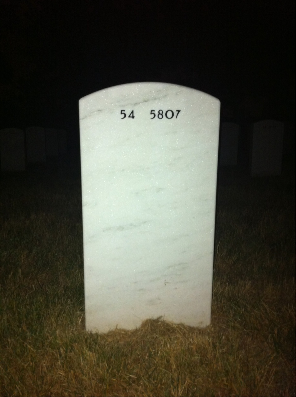 Back of headstone — Edwin Loberg