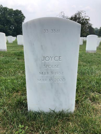 Back of headstone — Horace Lanford
