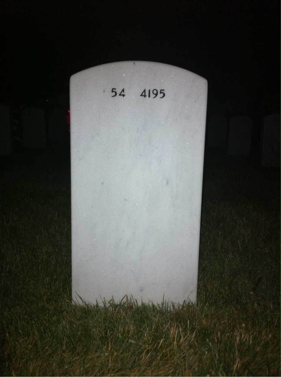 Back of headstone — Charles Ingraham