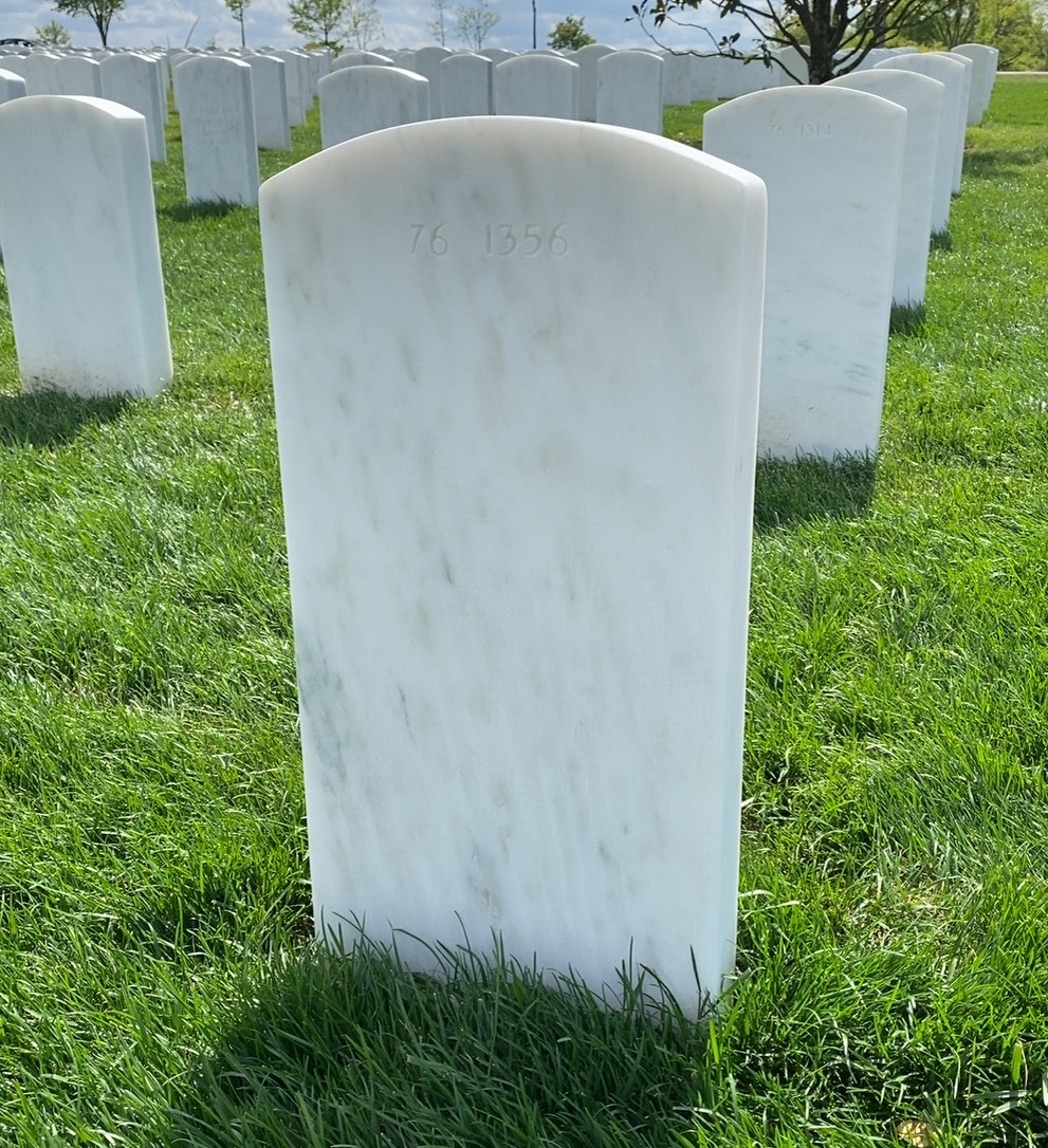 Back of headstone — Scott Francis Fenwick