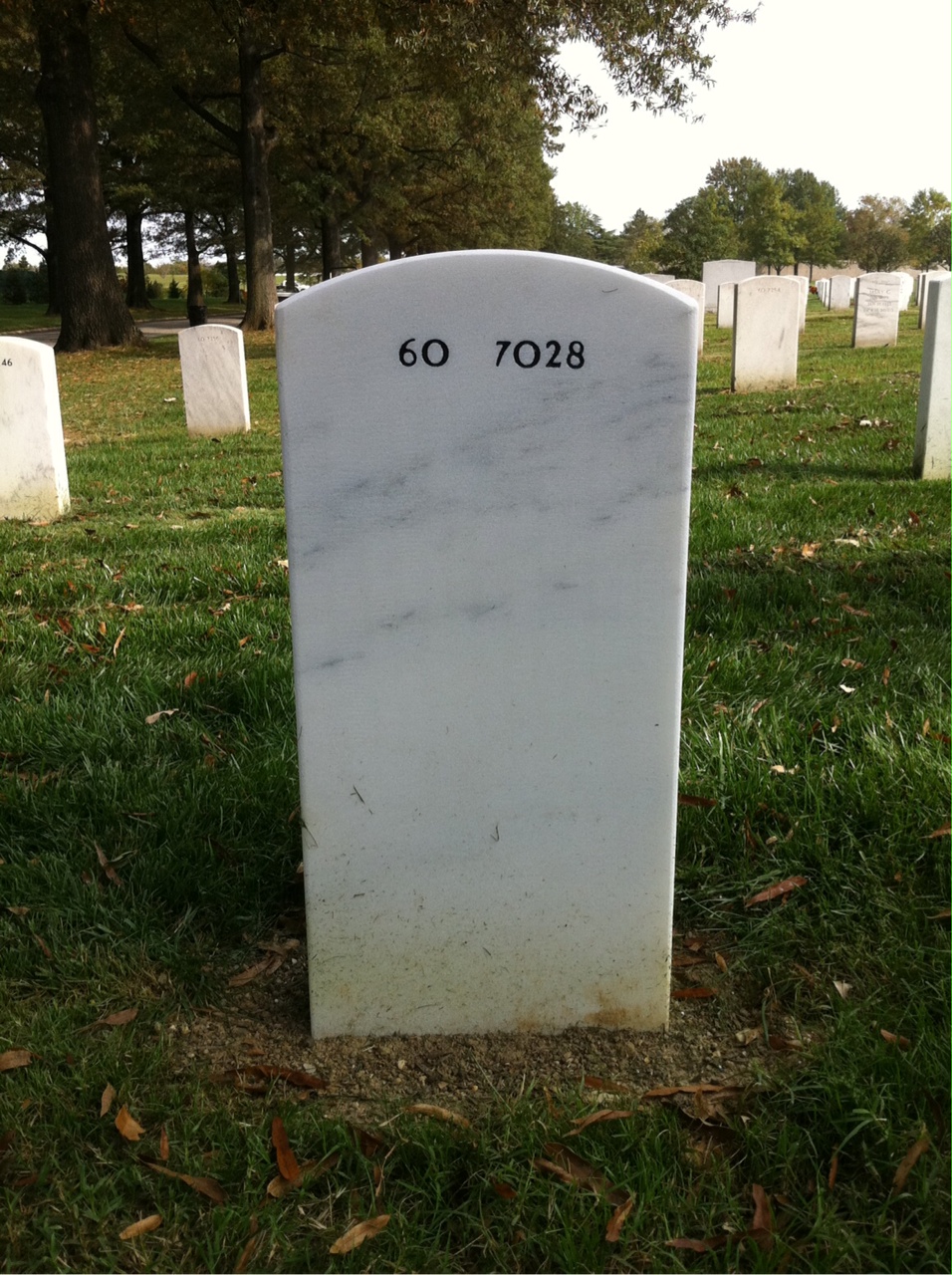 Back of headstone — Ralph Earl Pate