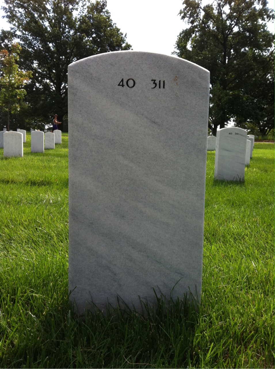 Back of headstone — Ruben Rivera