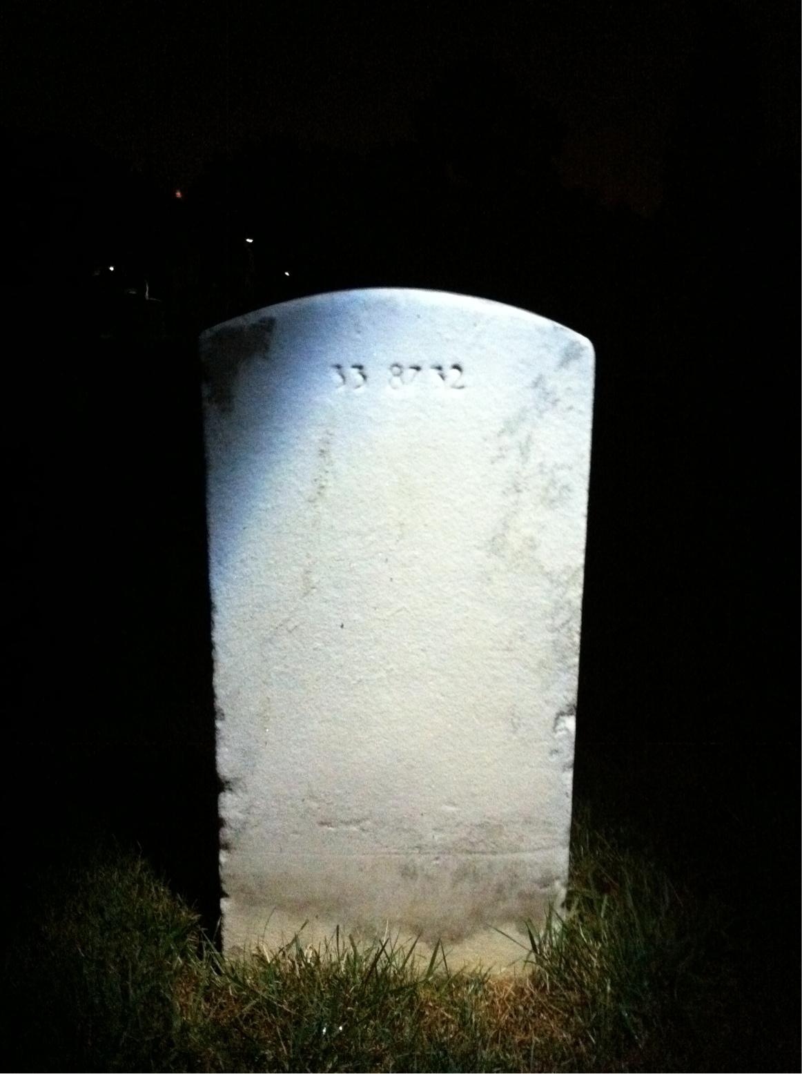 Back of headstone — Harry Bachrach