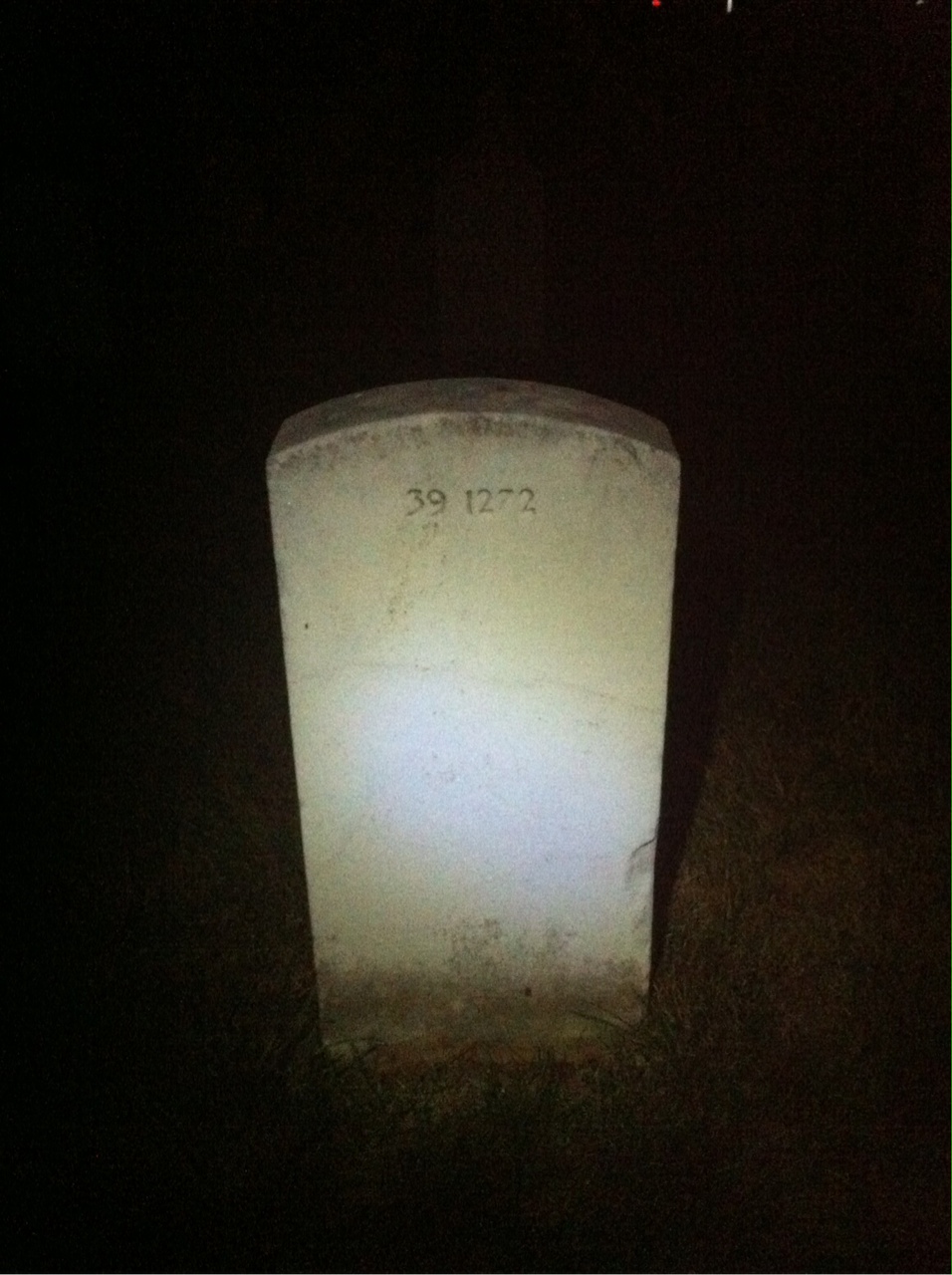 Back of headstone — Edgar Bakersmith