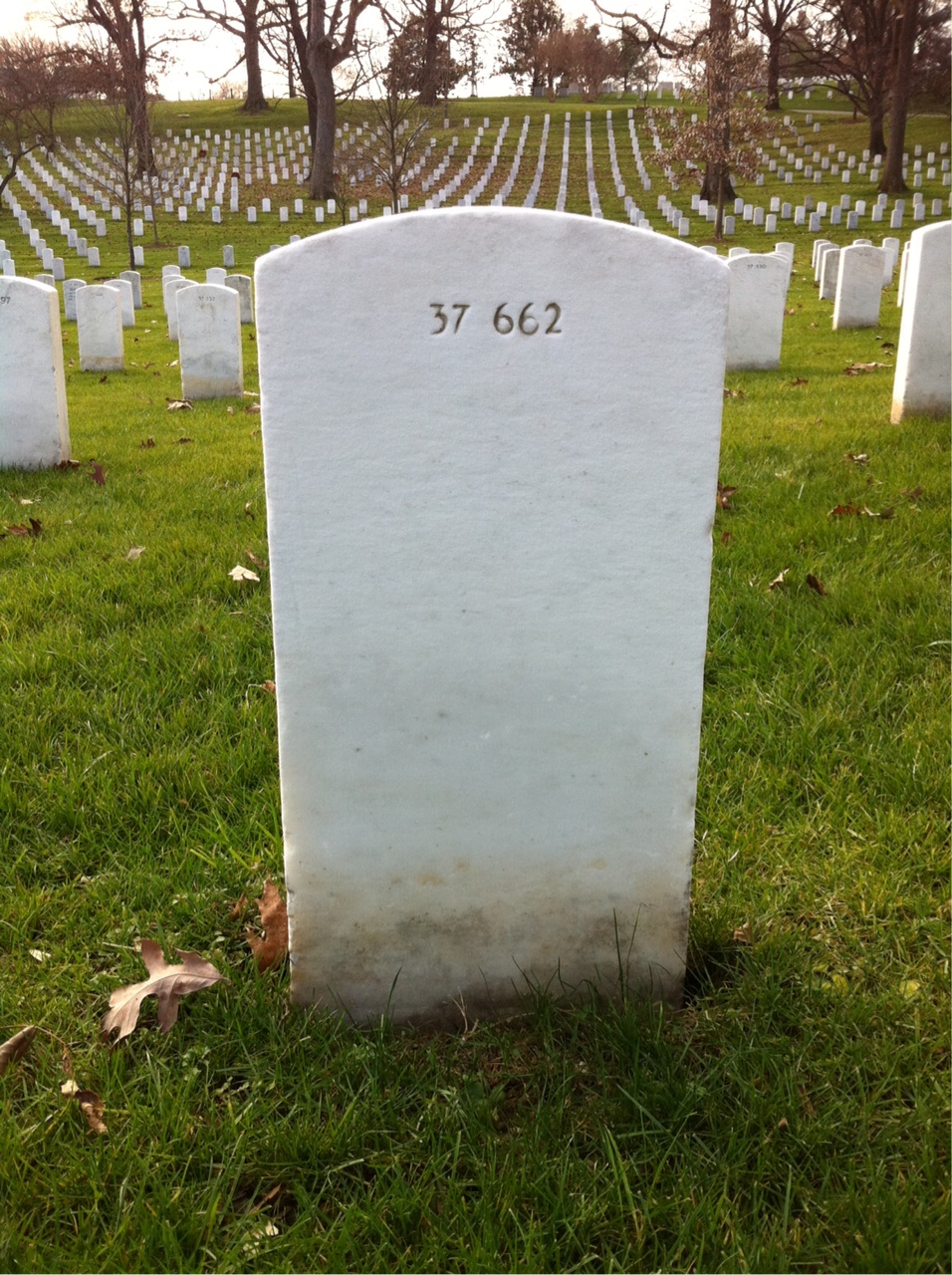 Back of headstone — Marquis Absher