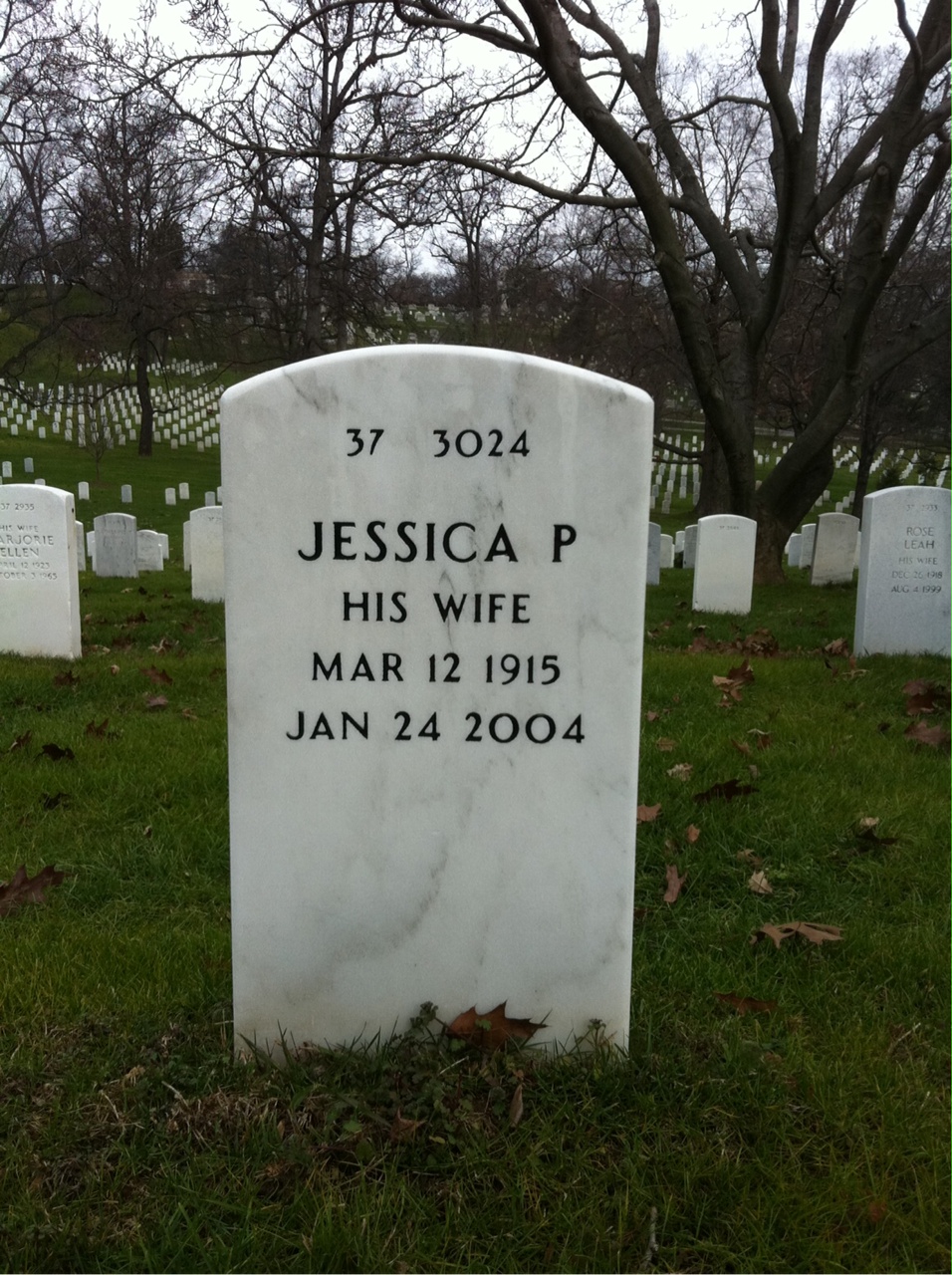 Back of headstone — John Haverstick