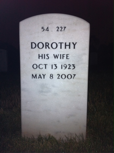 Back of headstone — Isadore Silverman