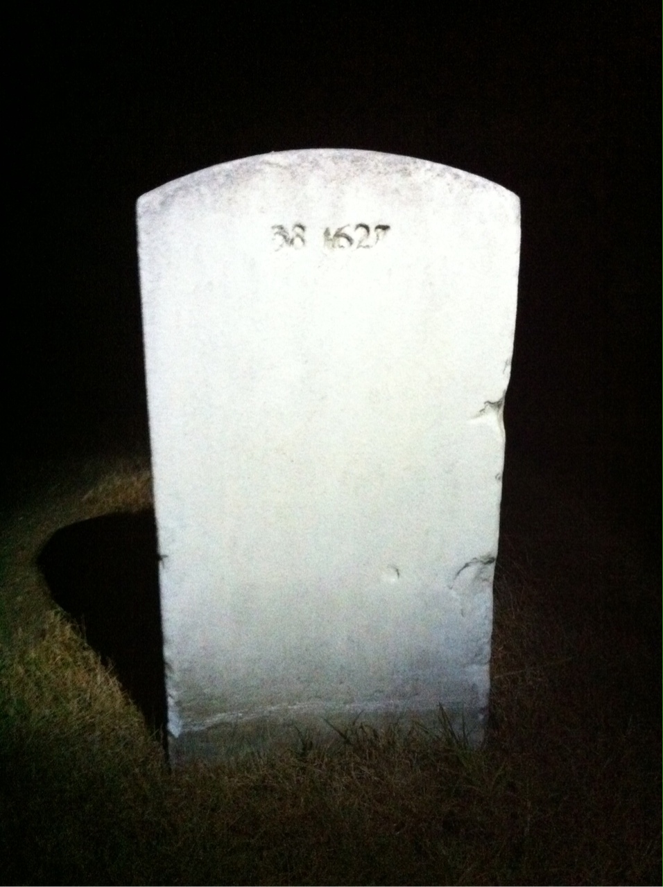 Back of headstone — Ruth Mothershead
