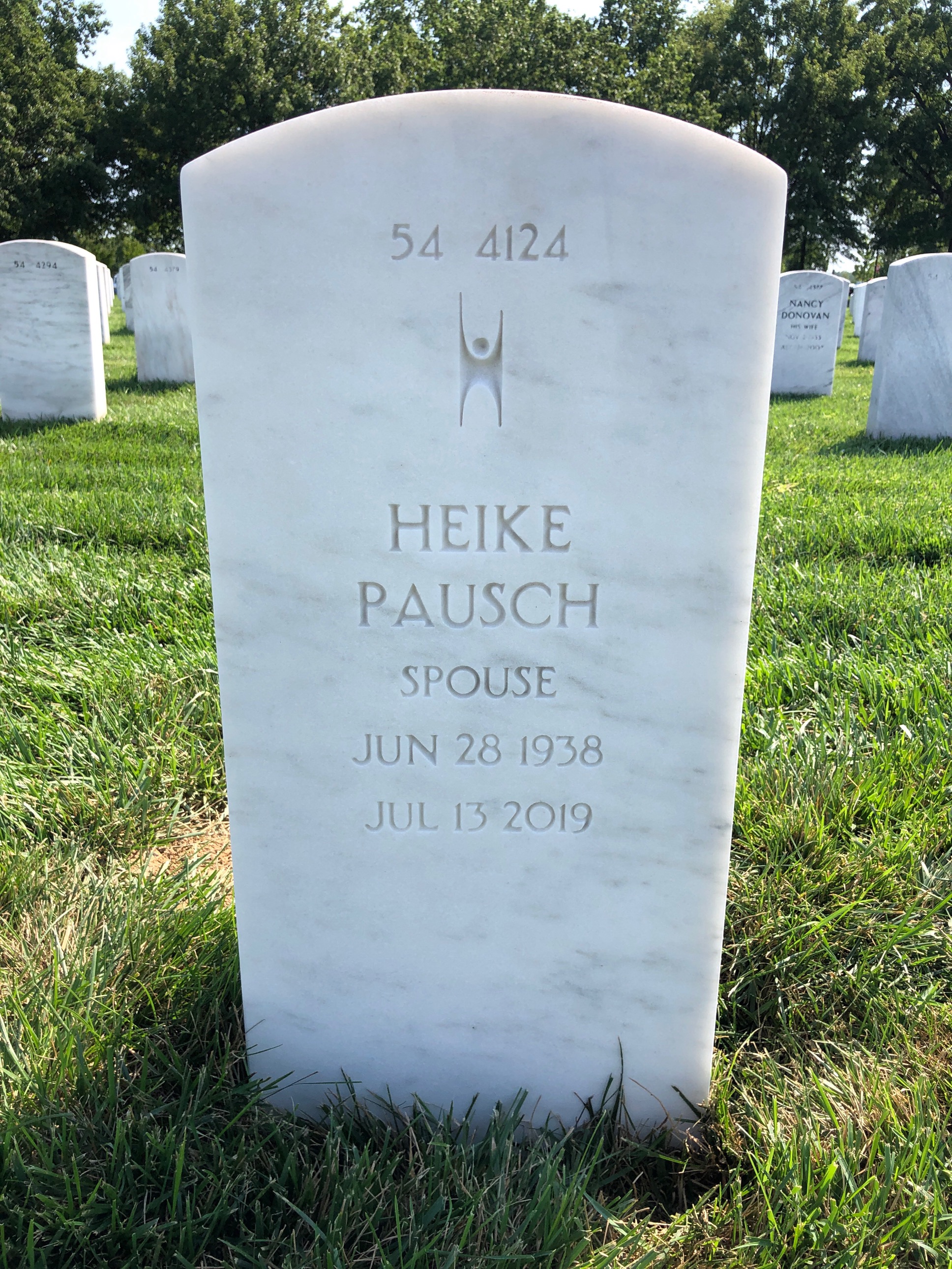 Back of headstone — Charles Burchett