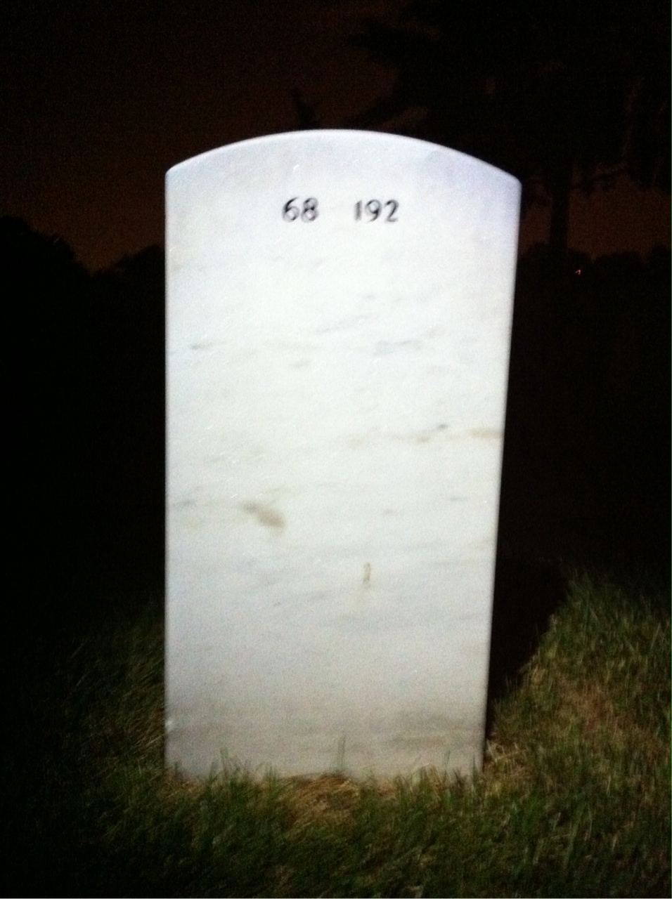 Back of headstone — Stephen Conboy