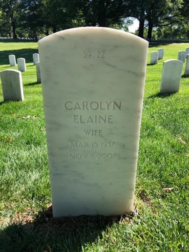 Back of headstone — Gerald Kronvall