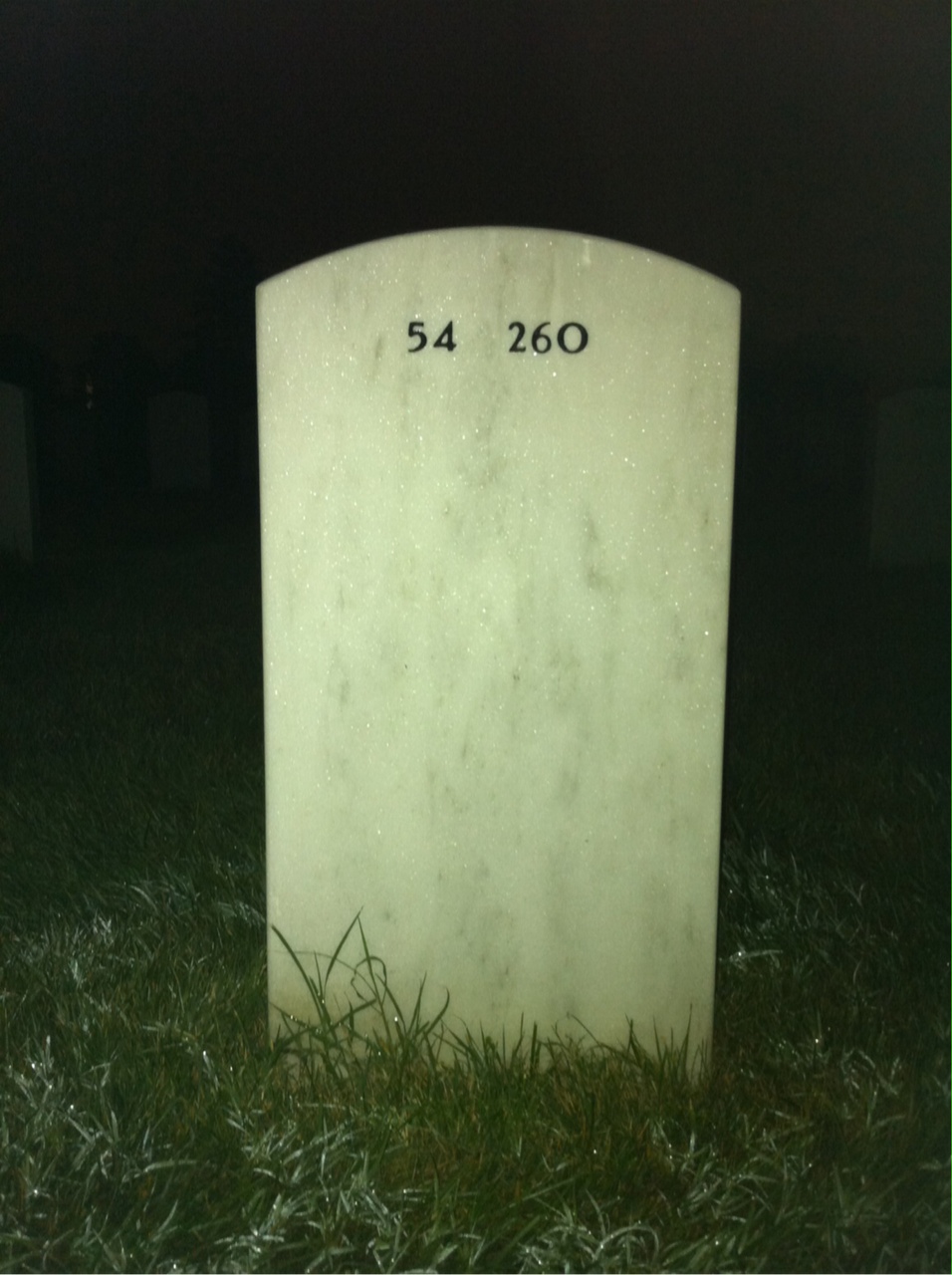 Back of headstone — Marion Nicholson