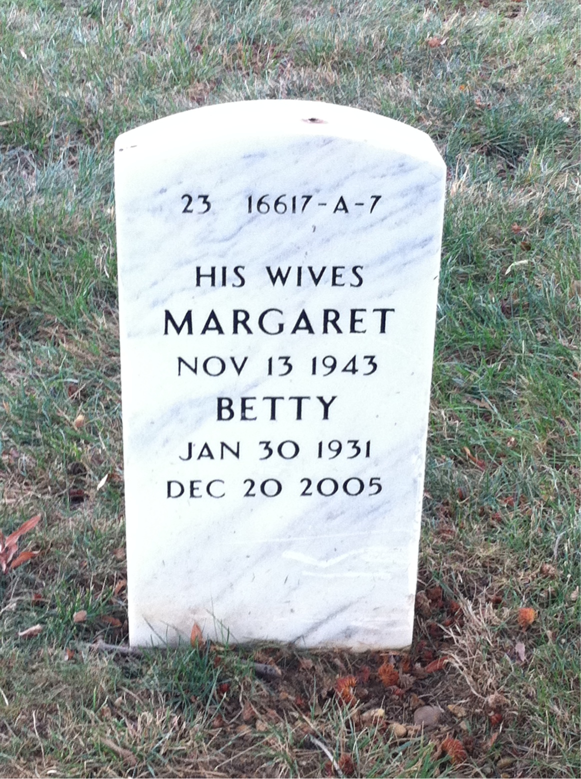 Back of headstone — Coy Reynolds