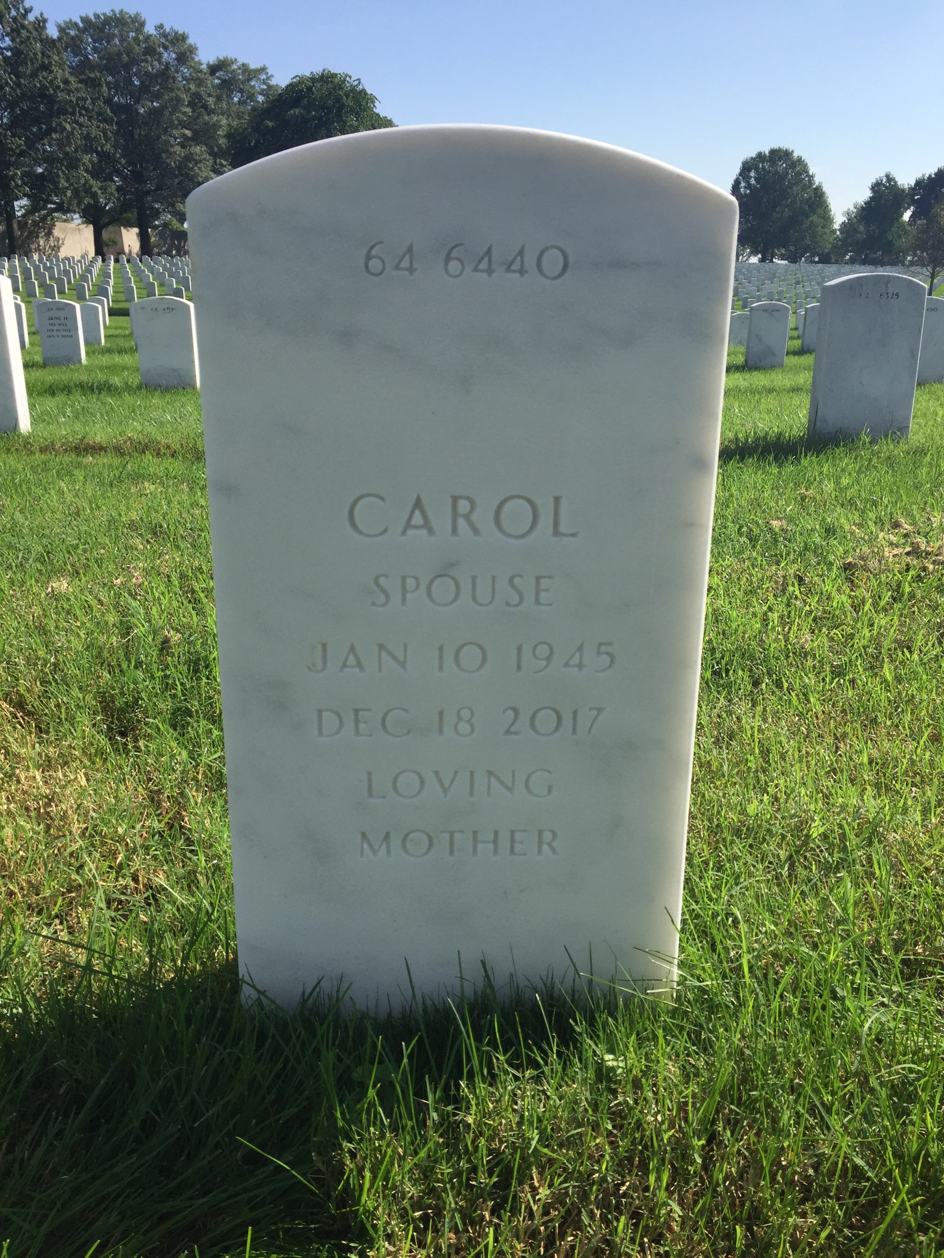 Back of headstone — John Lewis