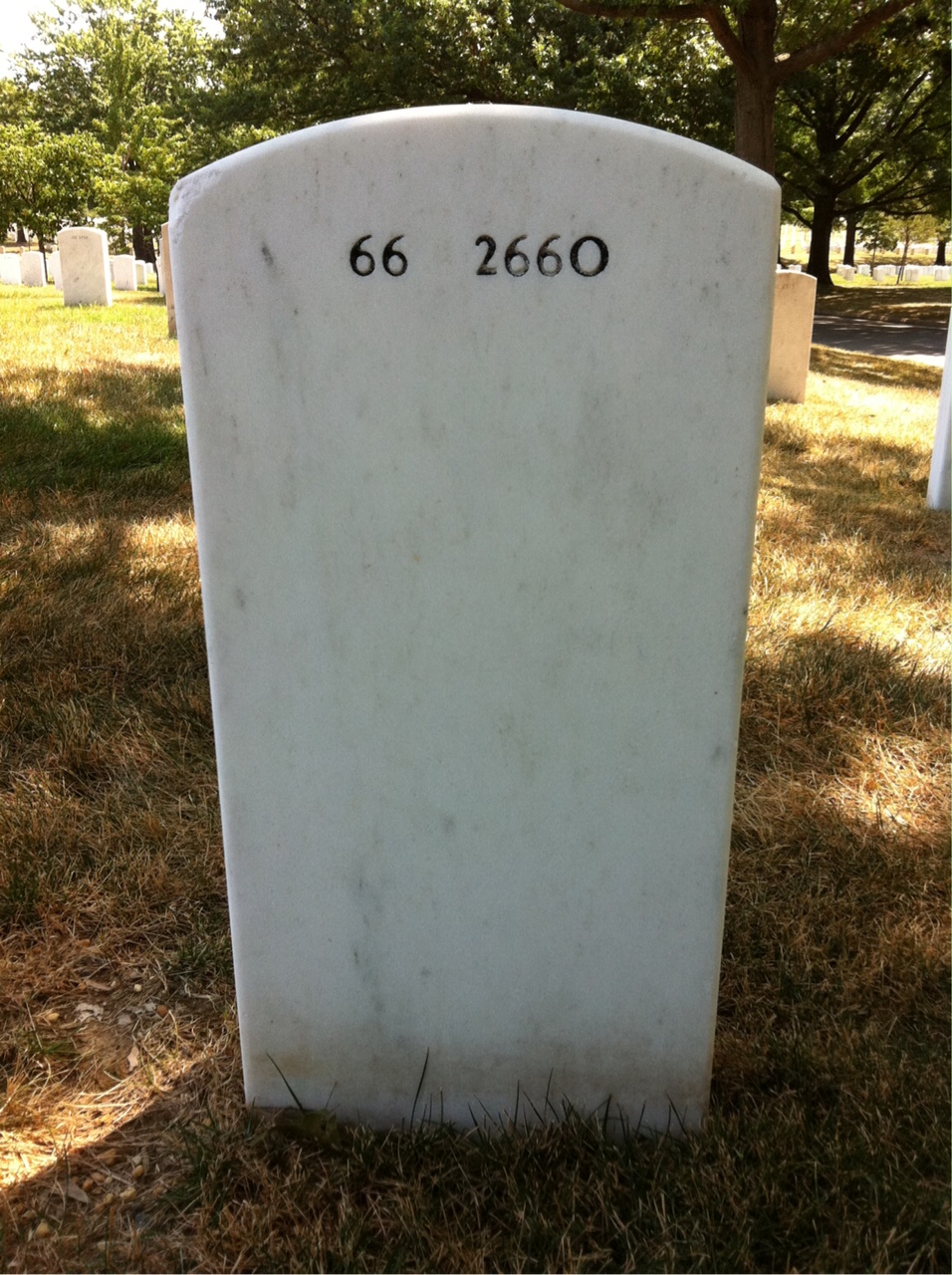 Back of headstone — Franklin Duckworth