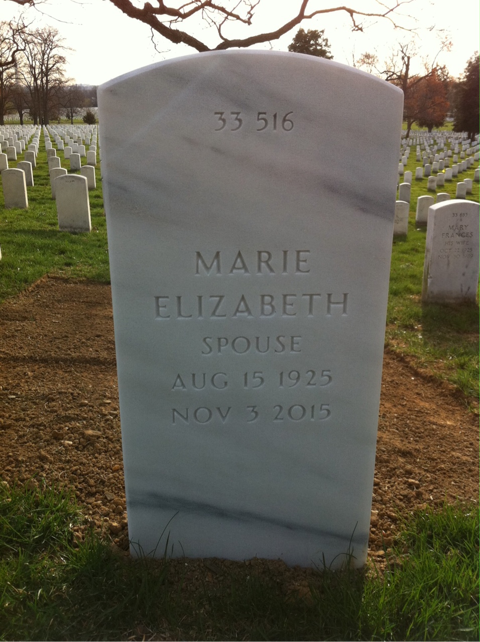 Back of headstone — Edward Corcoran