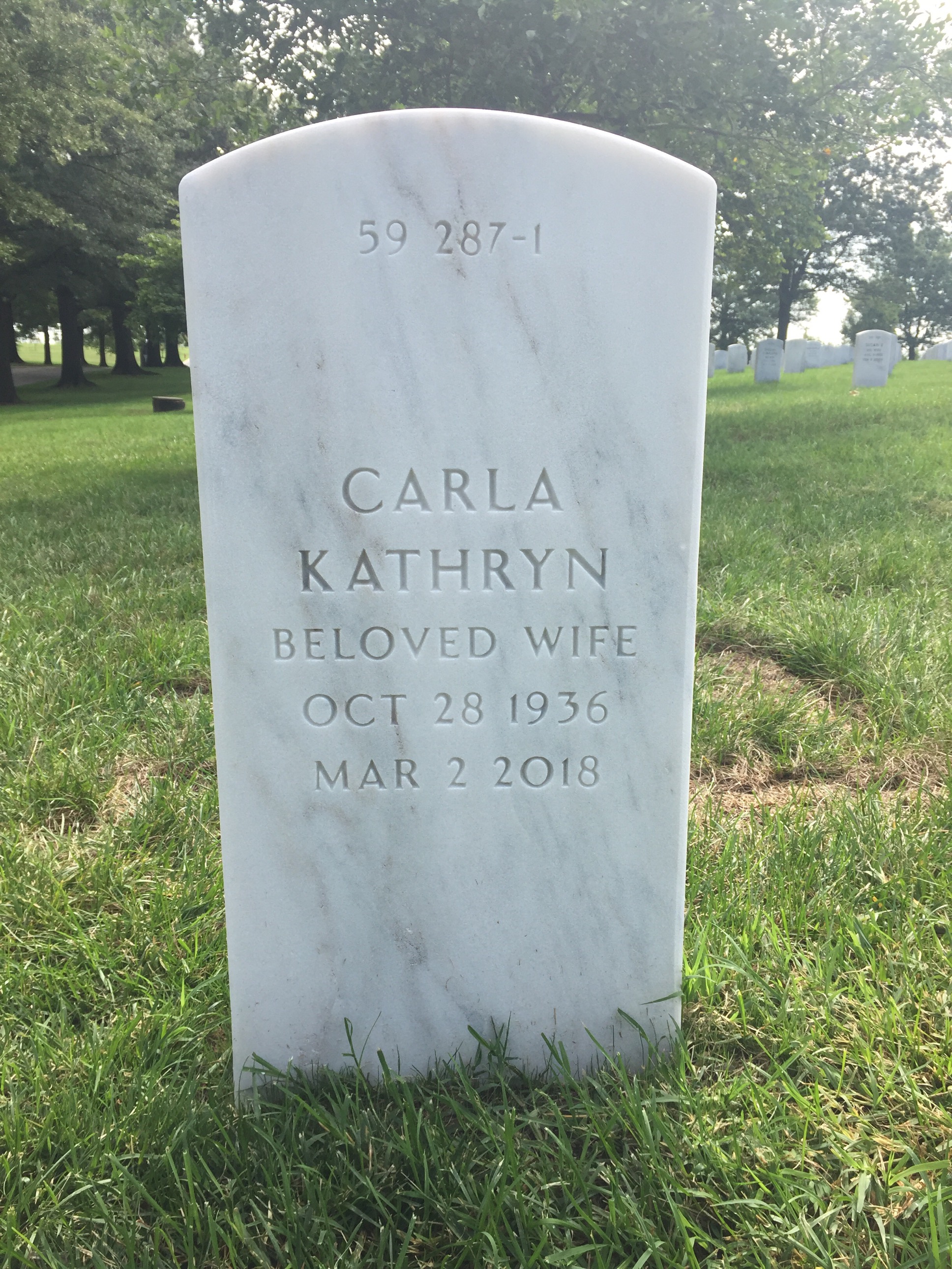 Back of headstone — Michael Murray