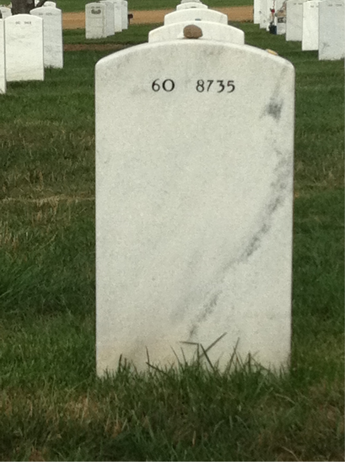 Back of headstone — Michael Gonzalez