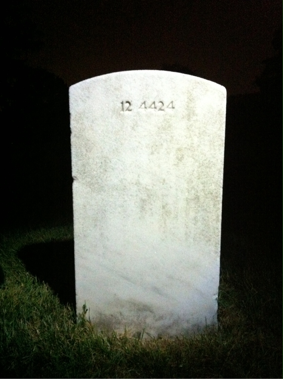 Back of headstone — Damiano Montague