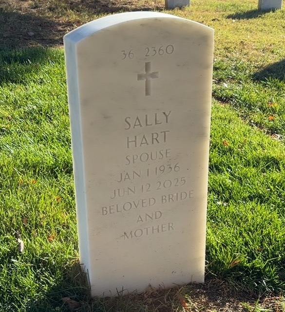 Back of headstone — Floyd Adams
