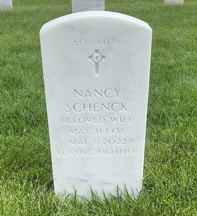 Back of headstone — Robert Edward Smith