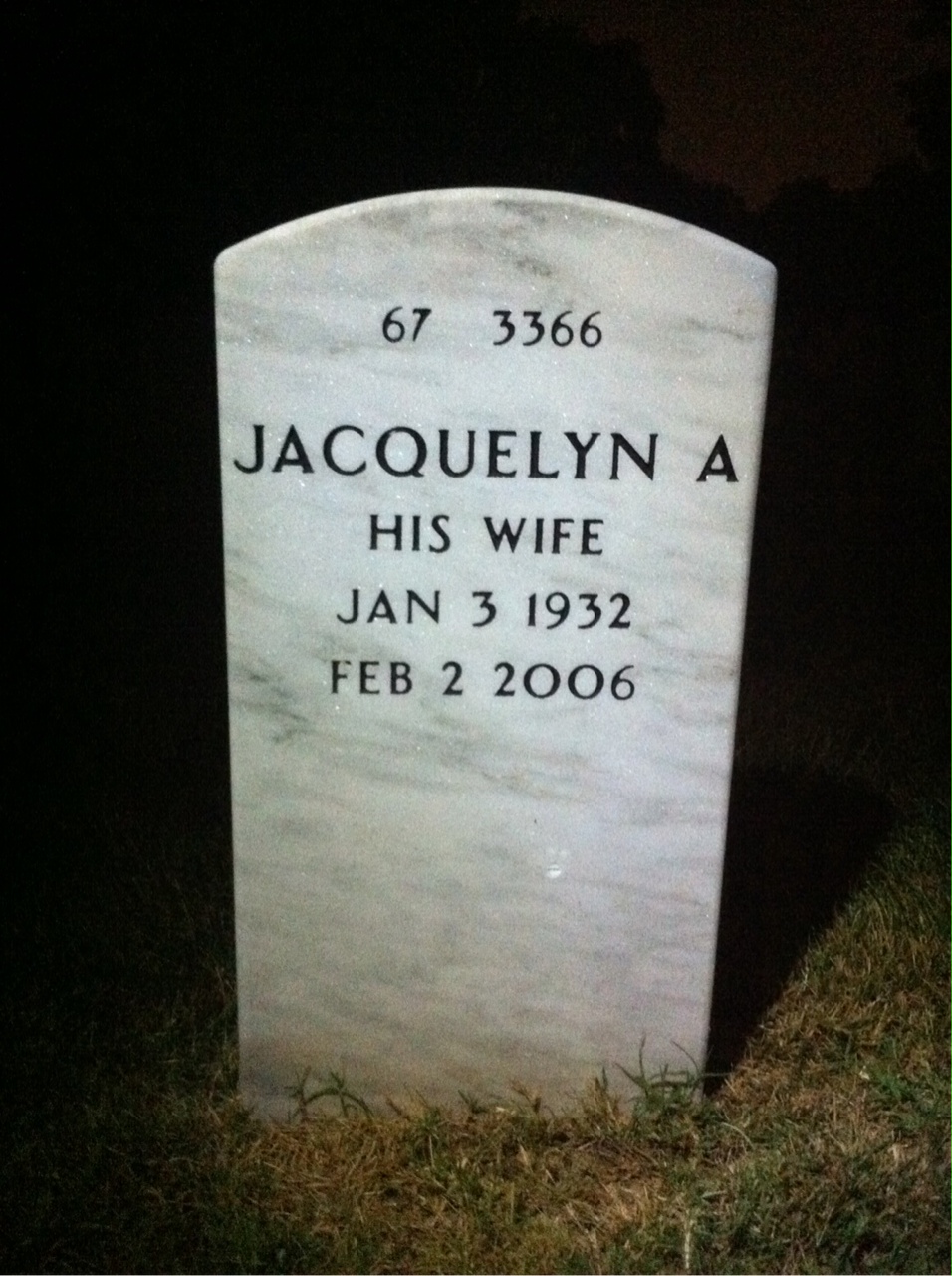 Back of headstone — Alexander Gossman