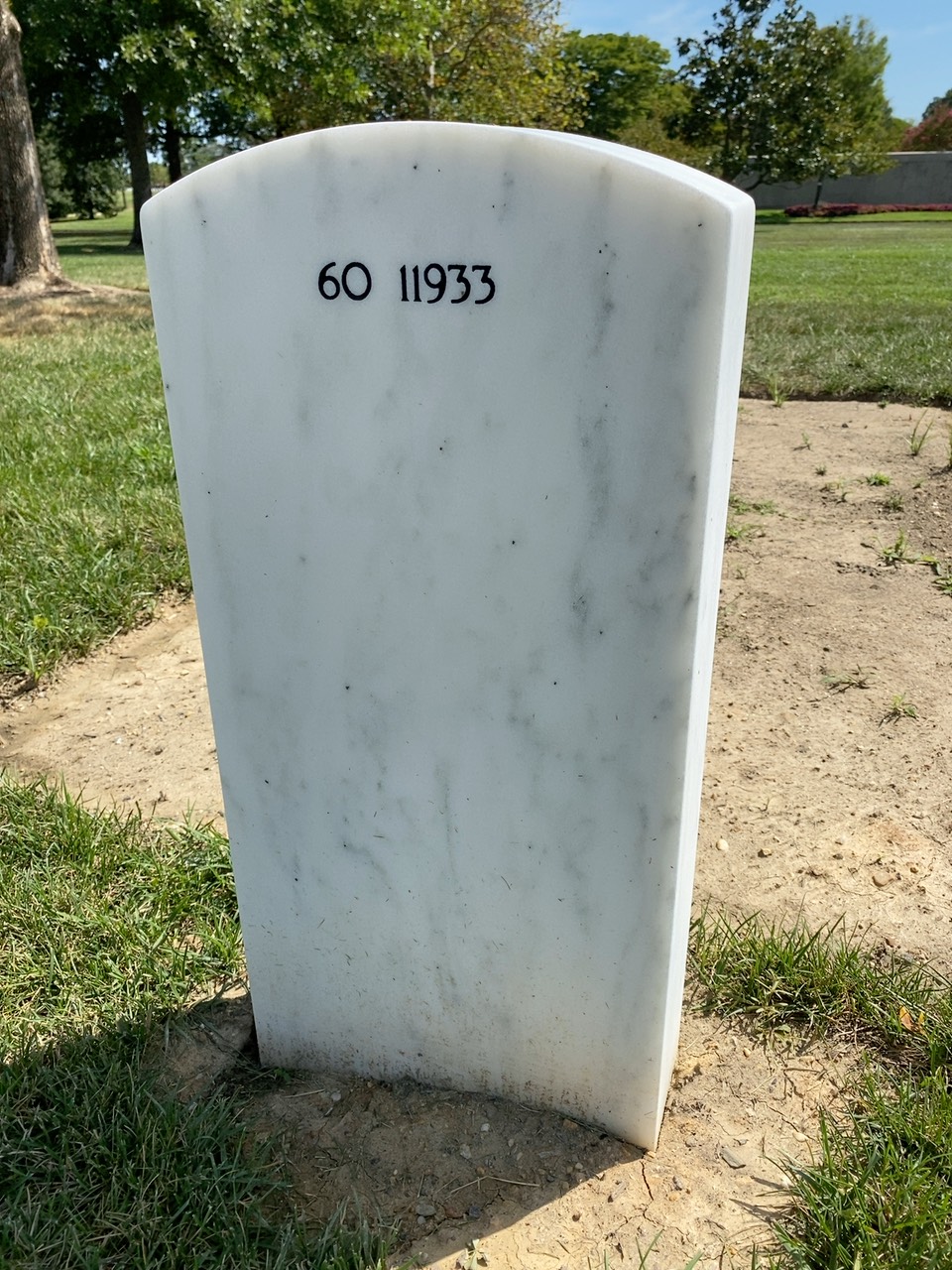 Back of headstone — Joseph Michael Nolan