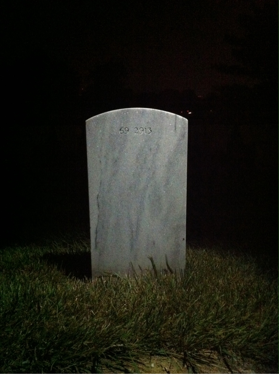 Back of headstone — Lowell H Smith