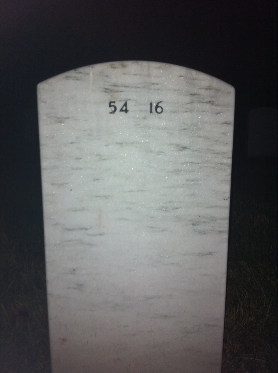 Back of headstone — Harry Stedt